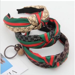 Fashion Headbands Red and Green Design
